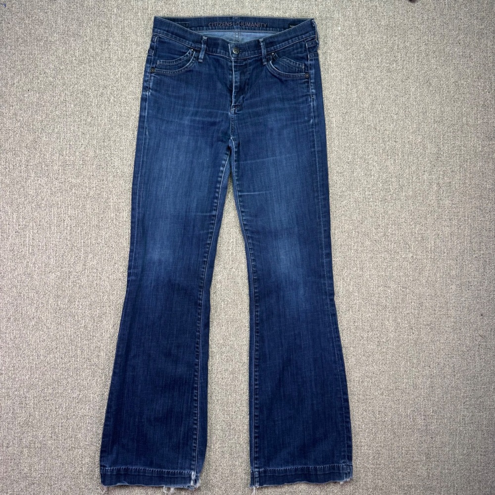 Citizens of Humanity Hutton Medium Rise Wide Leg Jeans Women's Size 29